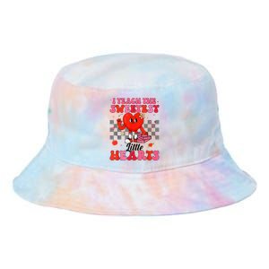 I Teach The Sweetest Little Hearts Valentines Day Teachers Tie Dye Newport Bucket Hat