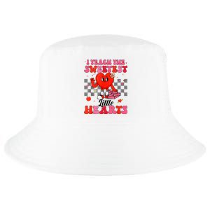 I Teach The Sweetest Little Hearts Valentines Day Teachers Cool Comfort Performance Bucket Hat