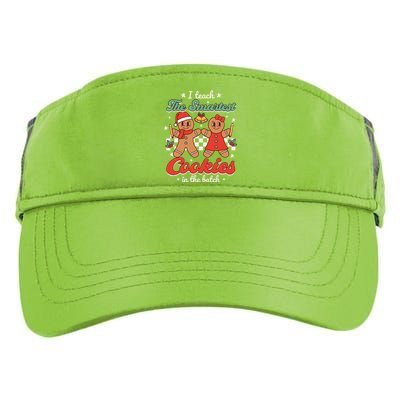 I Teach The Smartest Cookies In The Batch Teacher Christmas  Adult Drive Performance Visor