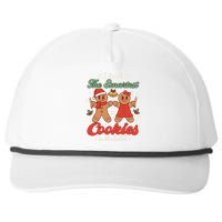 I Teach The Smartest Cookies In The Batch Teacher Christmas  Snapback Five-Panel Rope Hat