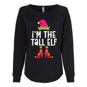 IM The Tall Elf Matching Christmas Costume Womens California Wash Sweatshirt