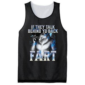 If They Talk Behind Your Back Fart Mesh Reversible Basketball Jersey Tank