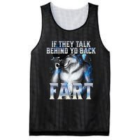 If They Talk Behind Your Back Fart Mesh Reversible Basketball Jersey Tank