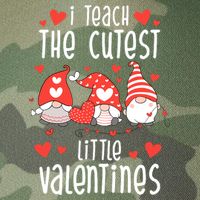 I Teach The Cutest Little Valentines Teacher Legacy Tie Dye Trucker Hat