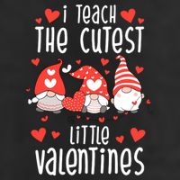 I Teach The Cutest Little Valentines Teacher 7 Panel Mesh Trucker Snapback Hat