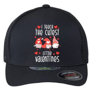 I Teach The Cutest Little Valentines Teacher Flexfit Unipanel Trucker Cap