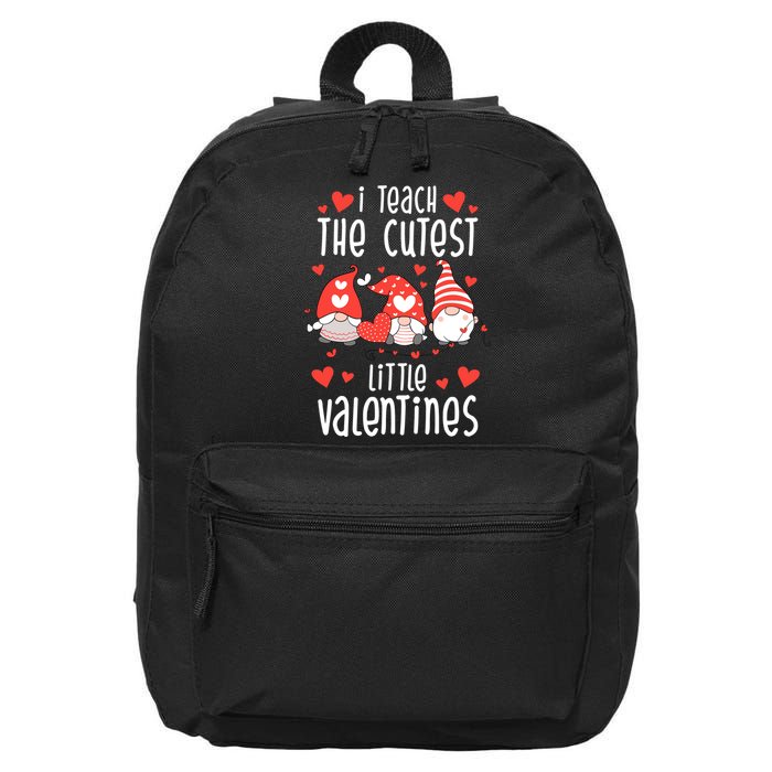 I Teach The Cutest Little Valentines Teacher 16 in Basic Backpack