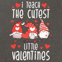I Teach The Cutest Little Valentines Teacher Cotton Canvas Backpack