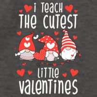 I Teach The Cutest Little Valentines Teacher Vector Backpack