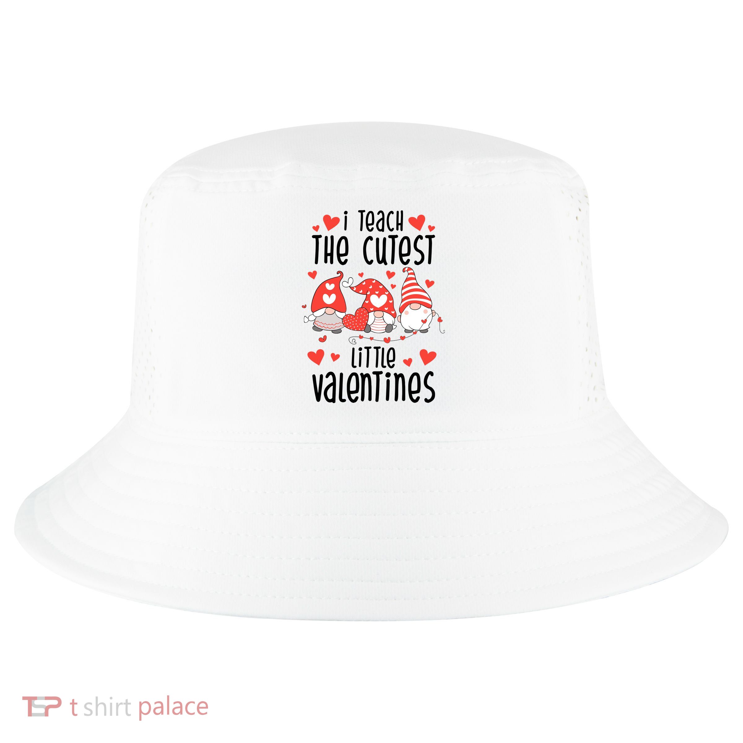 I Teach The Cutest Little Valentines Teacher Cool Comfort Performance Bucket Hat