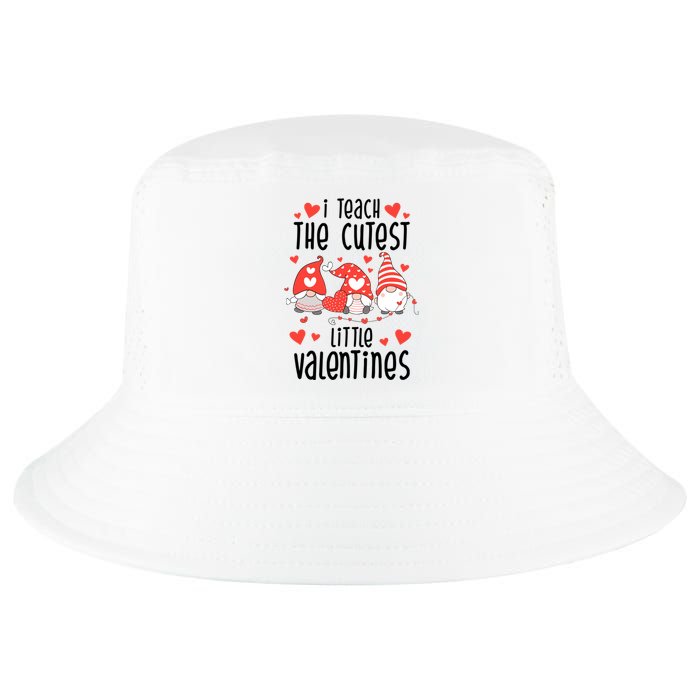 I Teach The Cutest Little Valentines Teacher Cool Comfort Performance Bucket Hat