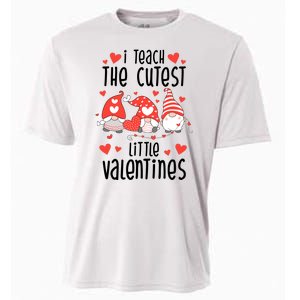 I Teach The Cutest Little Valentines Teacher Cooling Performance Crew T-Shirt