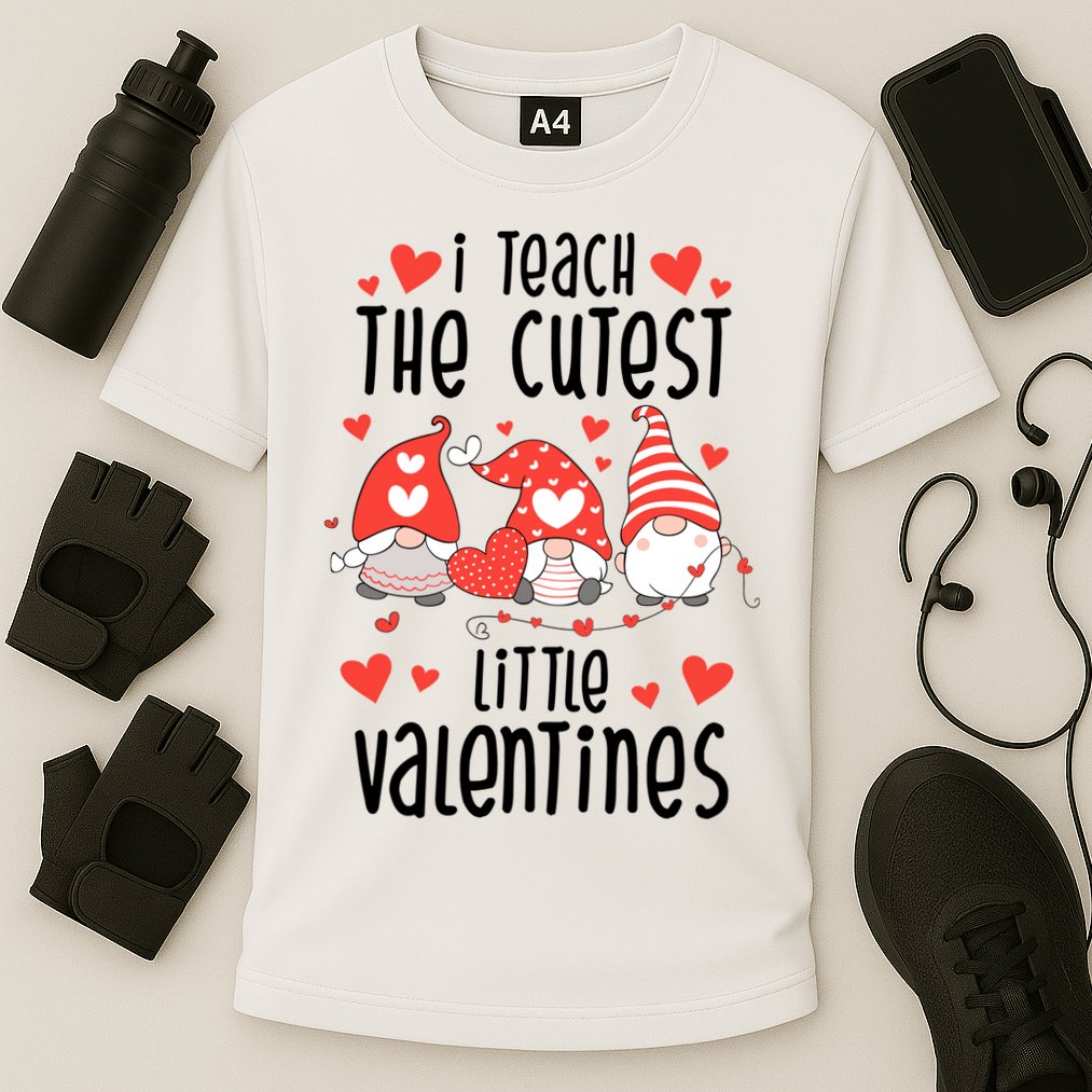 I Teach The Cutest Little Valentines Teacher Performance Shirt