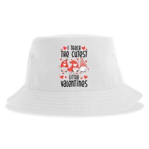 I Teach The Cutest Little Valentines Teacher Sustainable Bucket Hat