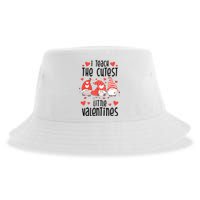 I Teach The Cutest Little Valentines Teacher Sustainable Bucket Hat