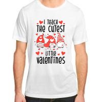 I Teach The Cutest Little Valentines Teacher Adult ChromaSoft Performance T-Shirt