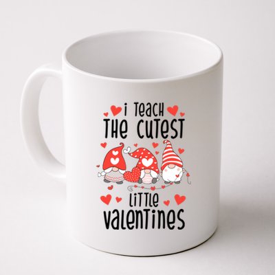 I Teach The Cutest Little Valentines Teacher Coffee Mug