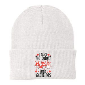 I Teach The Cutest Little Valentines Teacher Knit Cap Winter Beanie