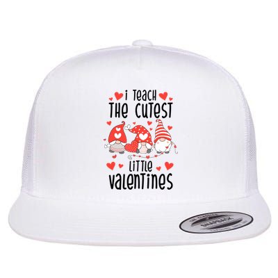 I Teach The Cutest Little Valentines Teacher Flatbill Hat