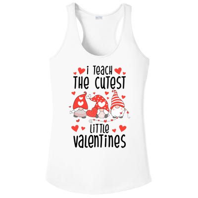 I Teach The Cutest Little Valentines Teacher Ladies PosiCharge Competitor Racerback Tank