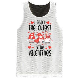 I Teach The Cutest Little Valentines Teacher Mesh Reversible Basketball Jersey Tank