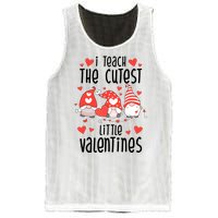 I Teach The Cutest Little Valentines Teacher Mesh Reversible Basketball Jersey Tank