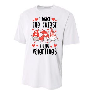 I Teach The Cutest Little Valentines Teacher Performance Sprint T-Shirt