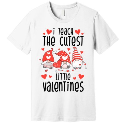 I Teach The Cutest Little Valentines Teacher Premium T-Shirt