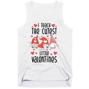 I Teach The Cutest Little Valentines Teacher Tank Top