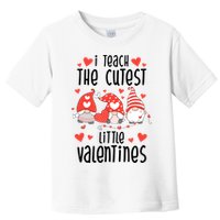 I Teach The Cutest Little Valentines Teacher Toddler T-Shirt
