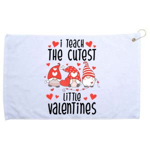 I Teach The Cutest Little Valentines Teacher Grommeted Golf Towel