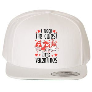 I Teach The Cutest Little Valentines Teacher Wool Snapback Cap