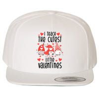 I Teach The Cutest Little Valentines Teacher Wool Snapback Cap