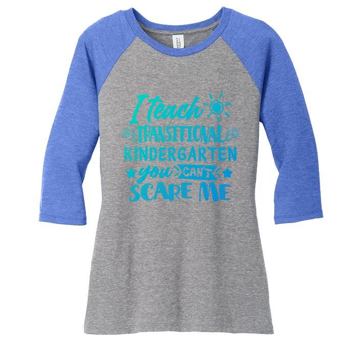 I Teach Transitional Kindergarten Teacher Team Cute Gift Women's Tri-Blend 3/4-Sleeve Raglan Shirt