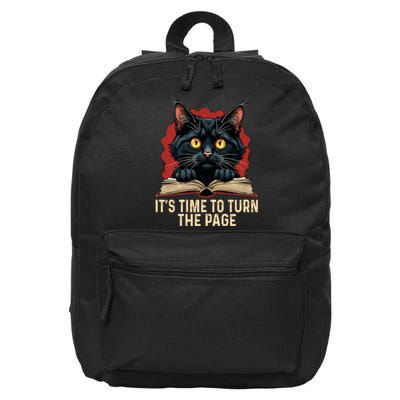 ItS Time To Turn The Page Kamala Harris Politic Supporters 16 in Basic Backpack