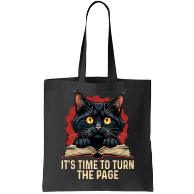 ItS Time To Turn The Page Kamala Harris Politic Supporters Tote Bag