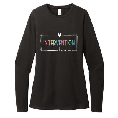 Intervention Teacher Team Early Intervention Squad Womens CVC Long Sleeve Shirt