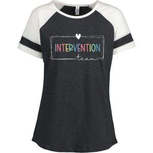 Intervention Teacher Team Early Intervention Squad Enza Ladies Jersey Colorblock Tee