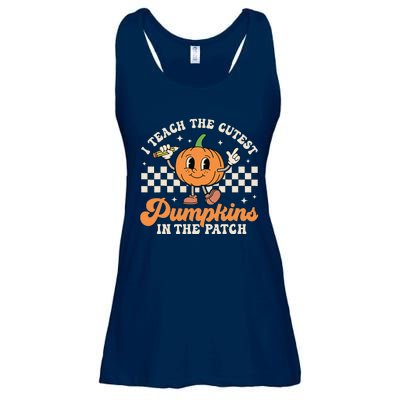 I Teach The Cutest Pumpkins In The Patch TeacherS Day Retro Ladies Essential Flowy Tank