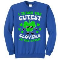 I Teach The Cutest Clovers In The Patch St Patricks Day Tees Great Gift Sweatshirt