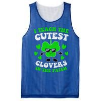 I Teach The Cutest Clovers In The Patch St Patricks Day Tees Great Gift Mesh Reversible Basketball Jersey Tank