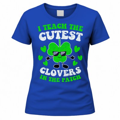 I Teach The Cutest Clovers In The Patch St Patricks Day Tees Great Gift Women's T-Shirt