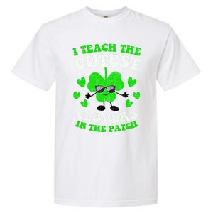 I Teach The Cutest Clovers In The Patch St Patricks Day Tees Great Gift Garment-Dyed Heavyweight T-Shirt