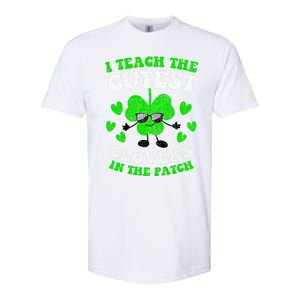 I Teach The Cutest Clovers In The Patch St Patricks Day Tees Great Gift Softstyle CVC T-Shirt