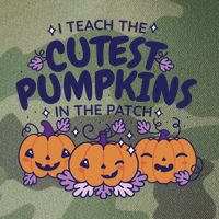 I Teach The Cutest Pumpkins In The Patch Legacy Tie Dye Trucker Hat