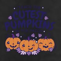 I Teach The Cutest Pumpkins In The Patch Cool Comfort Performance Bucket Hat