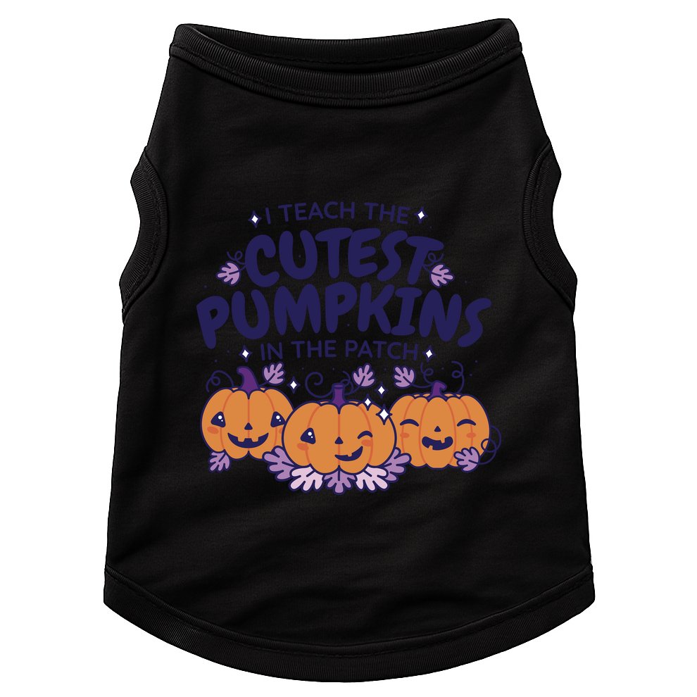 I Teach The Cutest Pumpkins In The Patch Doggie Tank
