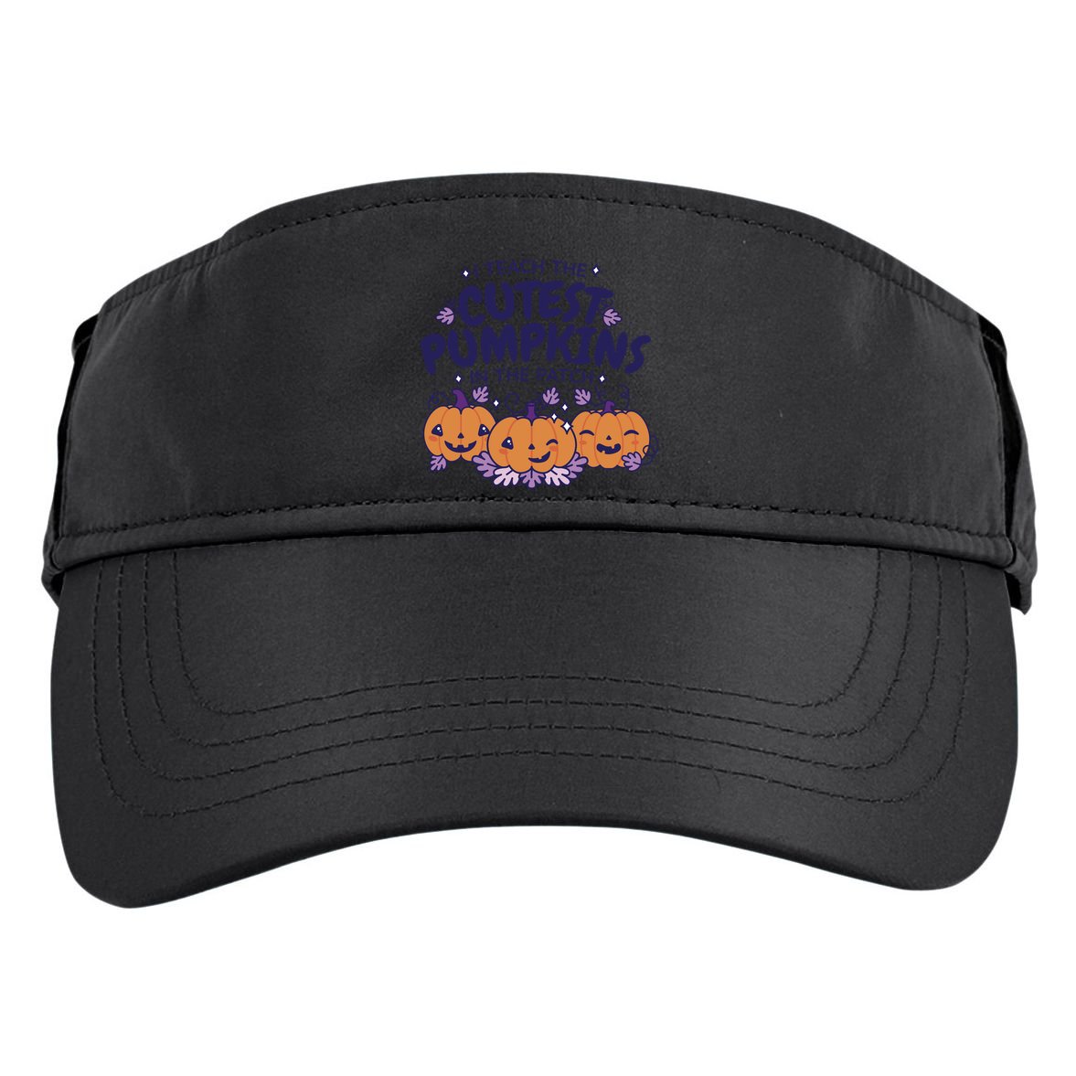 I Teach The Cutest Pumpkins In The Patch Adult Drive Performance Visor