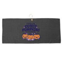 I Teach The Cutest Pumpkins In The Patch Large Microfiber Waffle Golf Towel