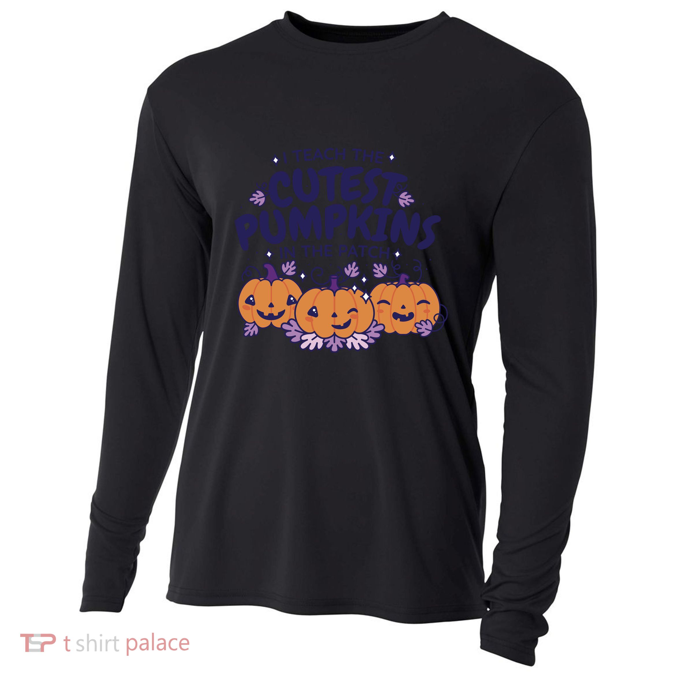 I Teach The Cutest Pumpkins In The Patch Cooling Performance Long Sleeve Crew